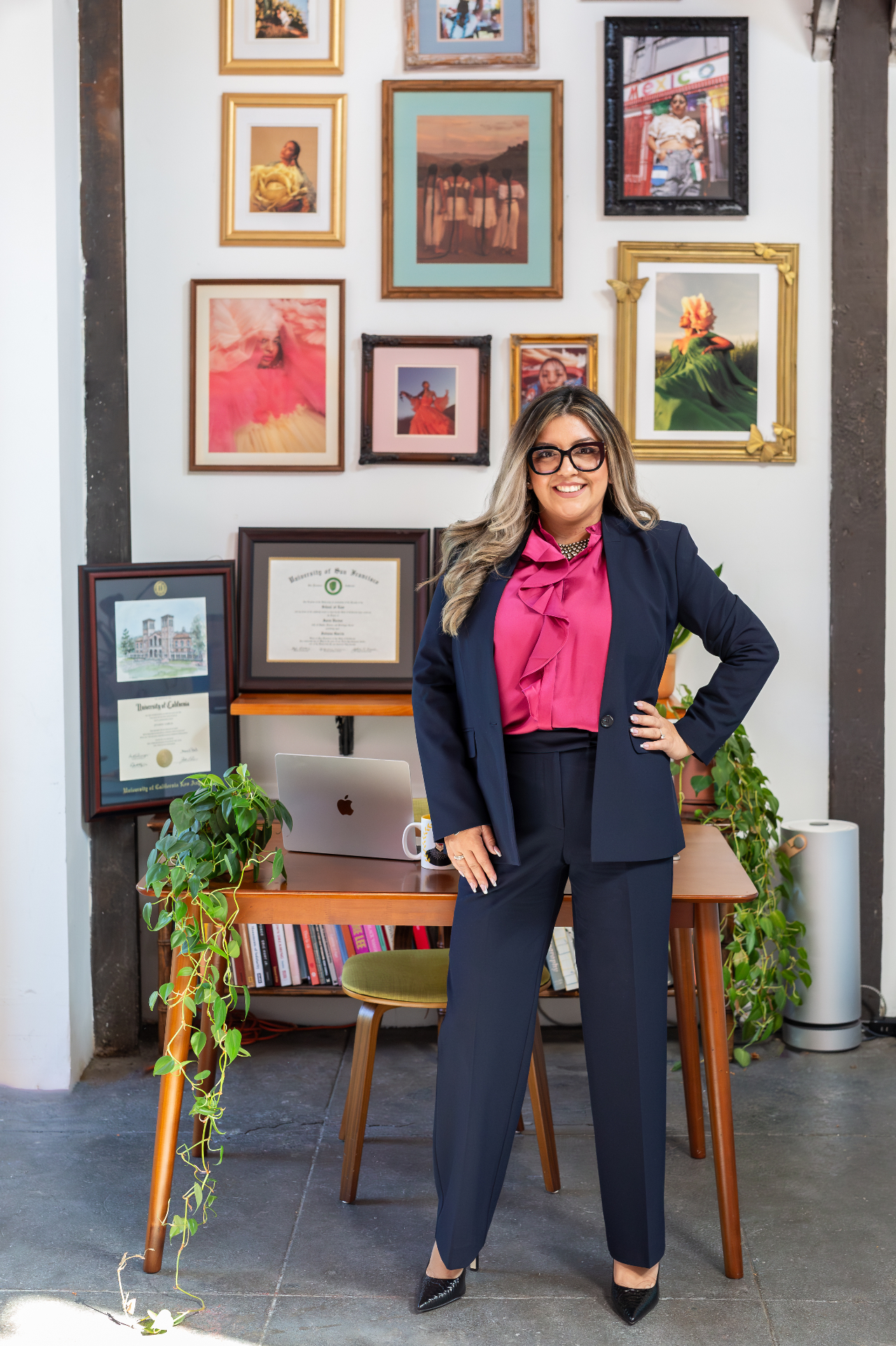 Attorney Juliana Garcia in her office